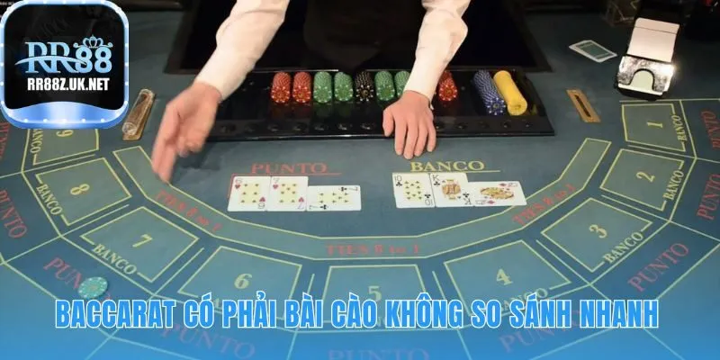 Baccarat và Bài Cào khác biệt về luật rút bài và cửa cược