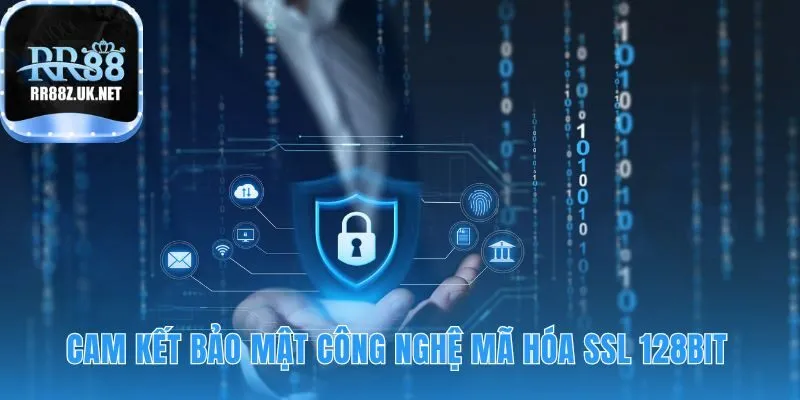 Công nghệ mã hóa SSL 128-bit giúp bảo mật mọi dữ liệu